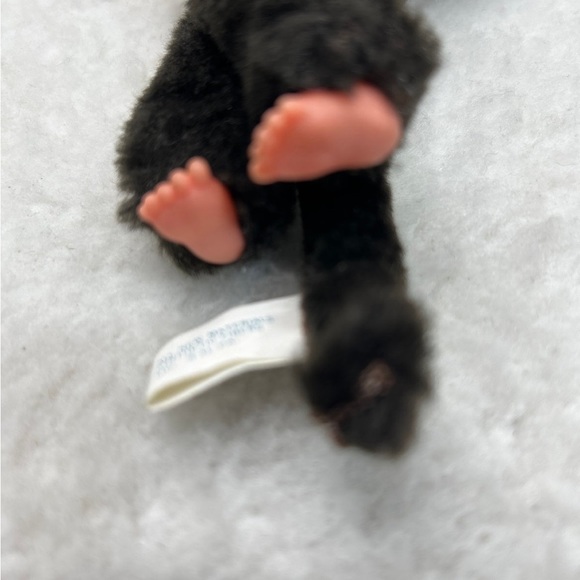 Monchichi Vtg monkey hugger clip 6" googley eyes Atlanta Gerber Novelty - Picture 11 of 12